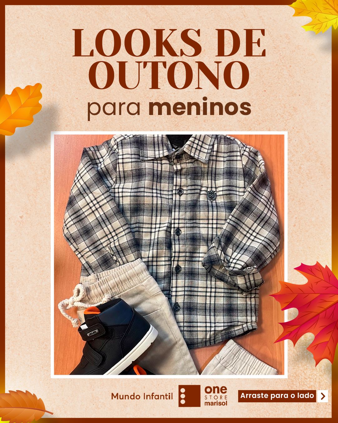 Looks Outono Infantil Masculino