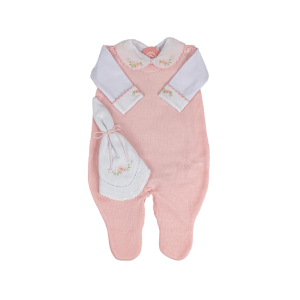 CONJUNTO SANCHES BABY MACACÃO/BODY/PANO DE BOCA.