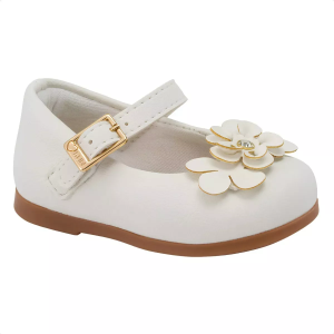 SAPATILHA PRINCESA MINI FLORZINHA BRANCA