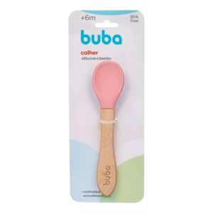 COLHER EM SILICONE E BAMBU 15823