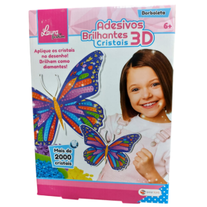 ADESIVOS BRILHANTES 3D CRISTAIS BORBOLET