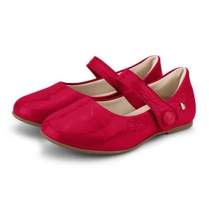 BIBI SAPATILHA BALLERINA VERNIZ RUBI 117