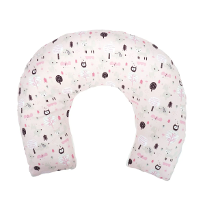 ALMOFADA DE AMAMENTAÇÃO BABY JOY ANIMAIS ROSA