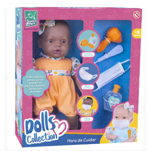 BONECA HORA DE CUIDAR DOLLS COLLECTION N