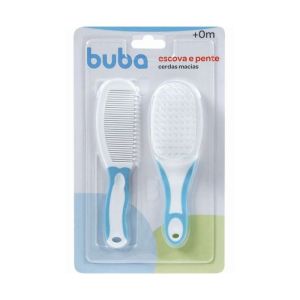 ESCOVA E PENTE BABY BRANCO C/ROSA  5236