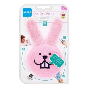 LUVA CUIDADO ORAL CARE RABBIT MAM ROSA 8