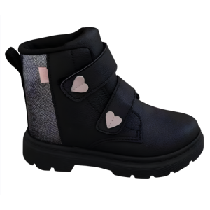 BOTA COTURNO LONDON MINI INFANTIL PRETO