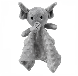 NANINHA ELEFANTE CINZA COM PRENDEDOR DE