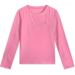 CAMISETA MANGA LONGA ROSA COM PROTEÇÃO S