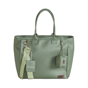 BOLSA MATERNIDADE CLASSIC DUNAS VERDE MILITAR COM PORTA CHUPETA B24072