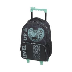 MOCHILA DE RODINHAS TIGOR MENINO GAMERS 977K01
