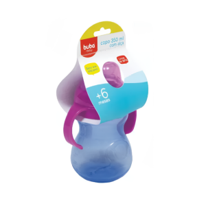 COPO COM ALÇA 300 ML BICO EM SILICONE BU