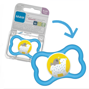 Chupeta MAM Air Night - 6+ meses Azul be
