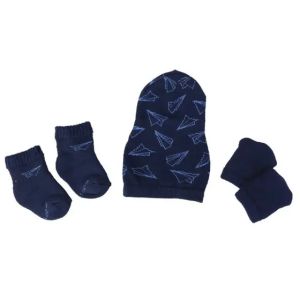 KIT MATERNIDADE CENTOPE AZUL ESCURO BEBE