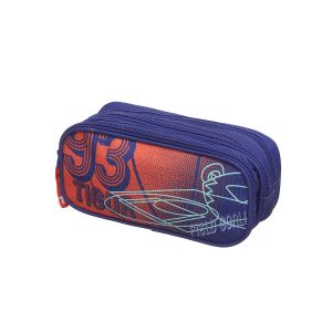 ESTOJO TRIPLO TIGOR AZUL COM LARANJA 977E15