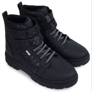 BOTA INFANTIL FEMININA KLIN LONDON PRETA